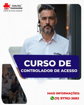Curso Controlador de Acesso em Santo Amaro Curso Controlador de Acesso em Santo Amaro