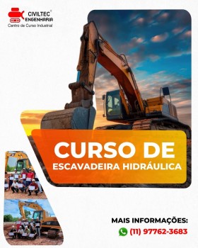 Curso de Escavadeira Hidráulica no Picanço - Guarulhos