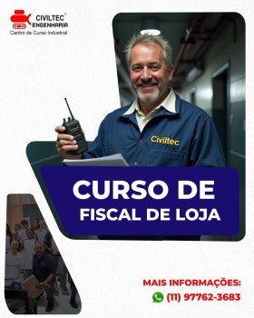 Curso de Fiscal de Loja no Jardim Castanha - Guarulhos