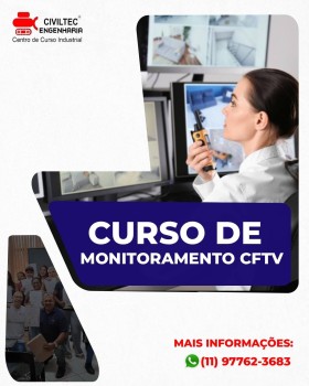 Curso de Monitoramento Cftv no Jardim Normandia - Guarulhos