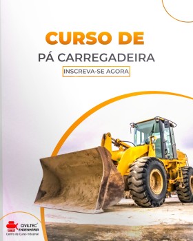 Curso Operador Pá Carregadeira Curso Operador Pá Carregadeira