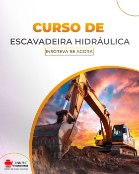 Formação Operador de Escavadeira Formação Operador de Escavadeira